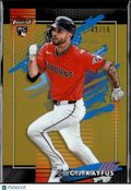C.J. Kayfus 2026 Topps Finest RC GOLD Refractor Rookie 49/50 Cleveland Guardians
