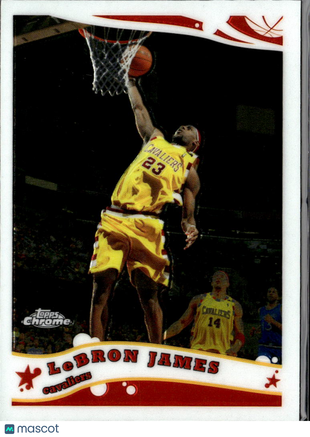 LeBron James 2006 Topps Chrome Card #102 Cleveland Cavaliers