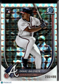 Drake Baldwin 2025 Bowman Chrome Rookie RC 200/499 Atlanta Braves