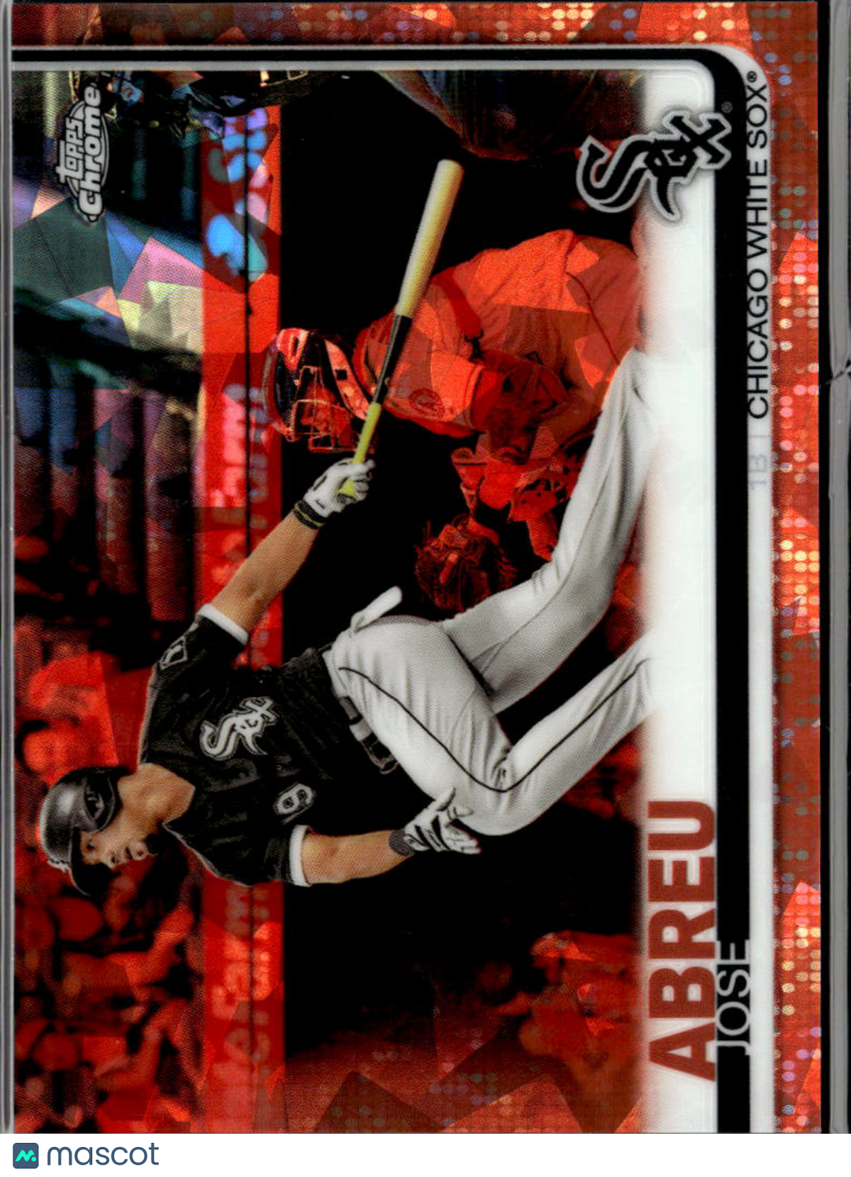Jose Abreu 2019 Topps Chrome Sapphire Orange Refractor 21/25 Chicago White Sox