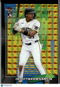 Jhostynxon Garcia 2026 Topps Finest RC GOLD Refractor 16/50 Pittsburgh Pirates