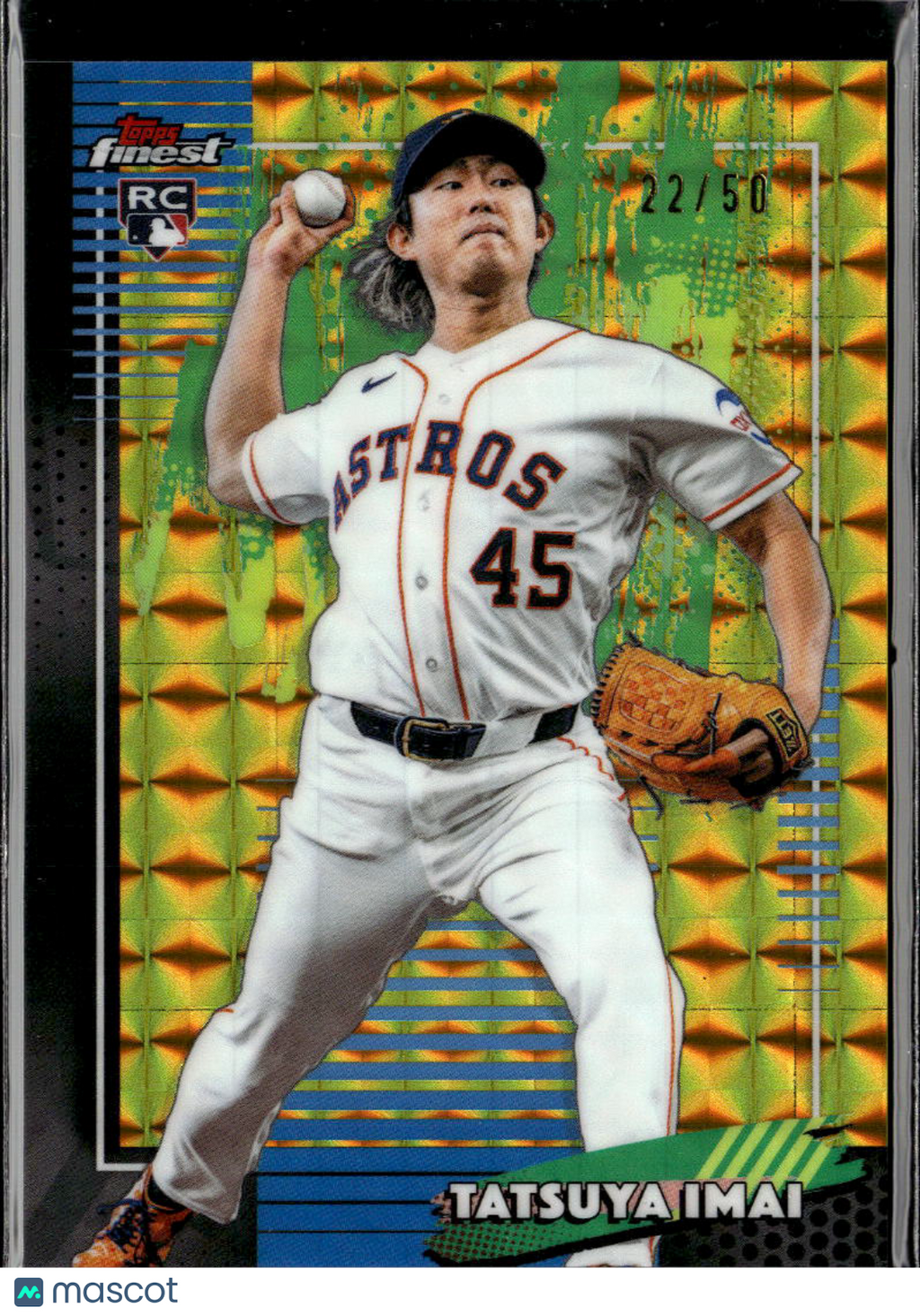 Tatsuya Imai 2026 Topps Finest RC GOLD Refractor 22/50 Houston Astros