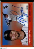 A.J. Pierzynski 2025 Topps Chrome Platinum Orange Auto Autograph 2/25 White Sox