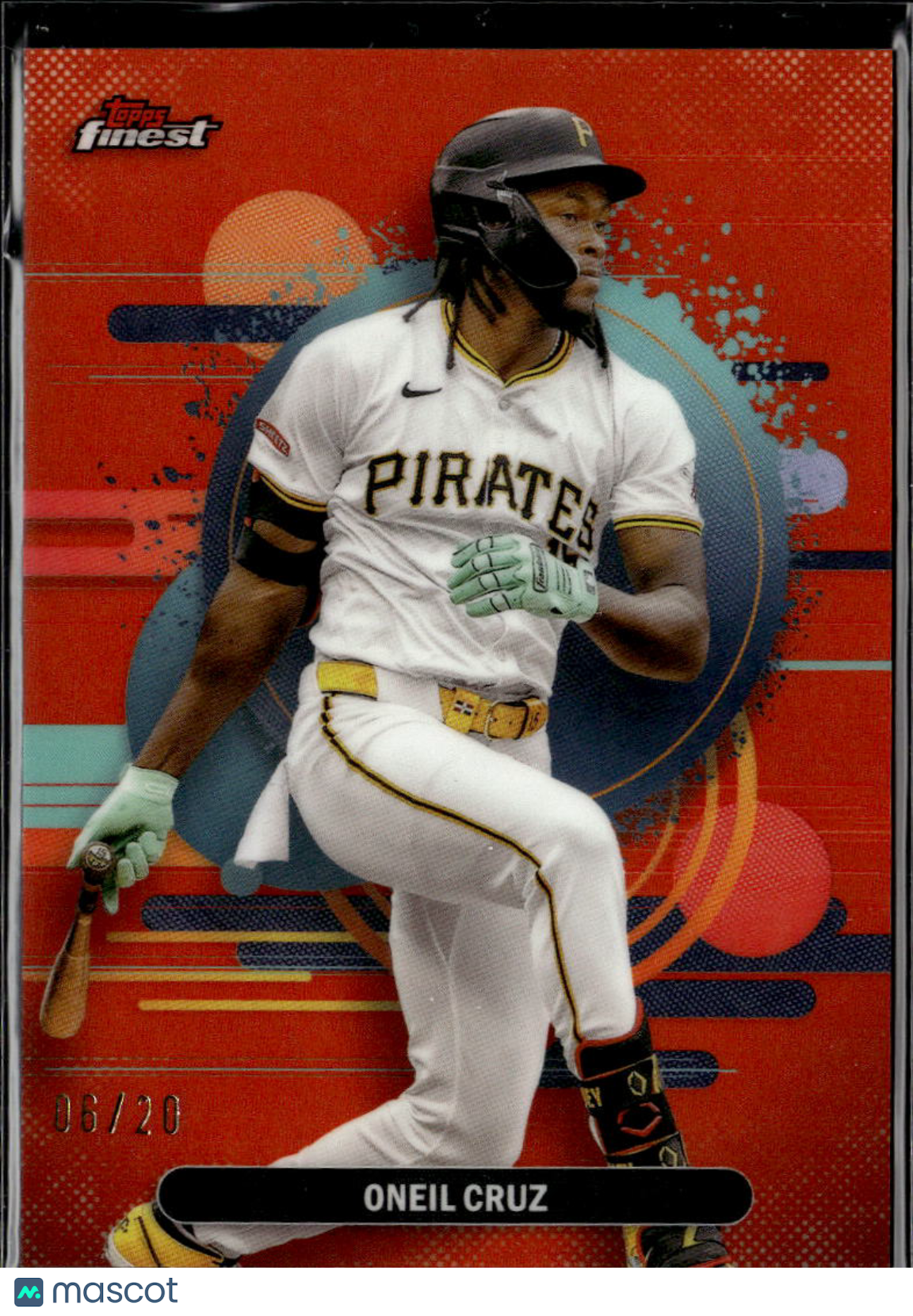 Oneil Cruz 2025 Topps Finest Orange Refractor 6/20 Pittsburgh Pirates