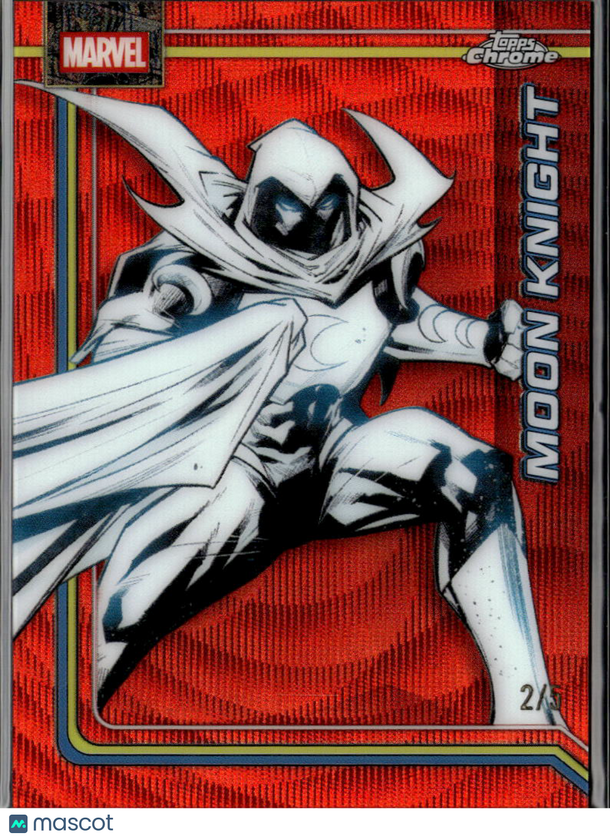Moonknight 2026 Topps Chrome Marvel RED Wave Refractor 2/5 #81