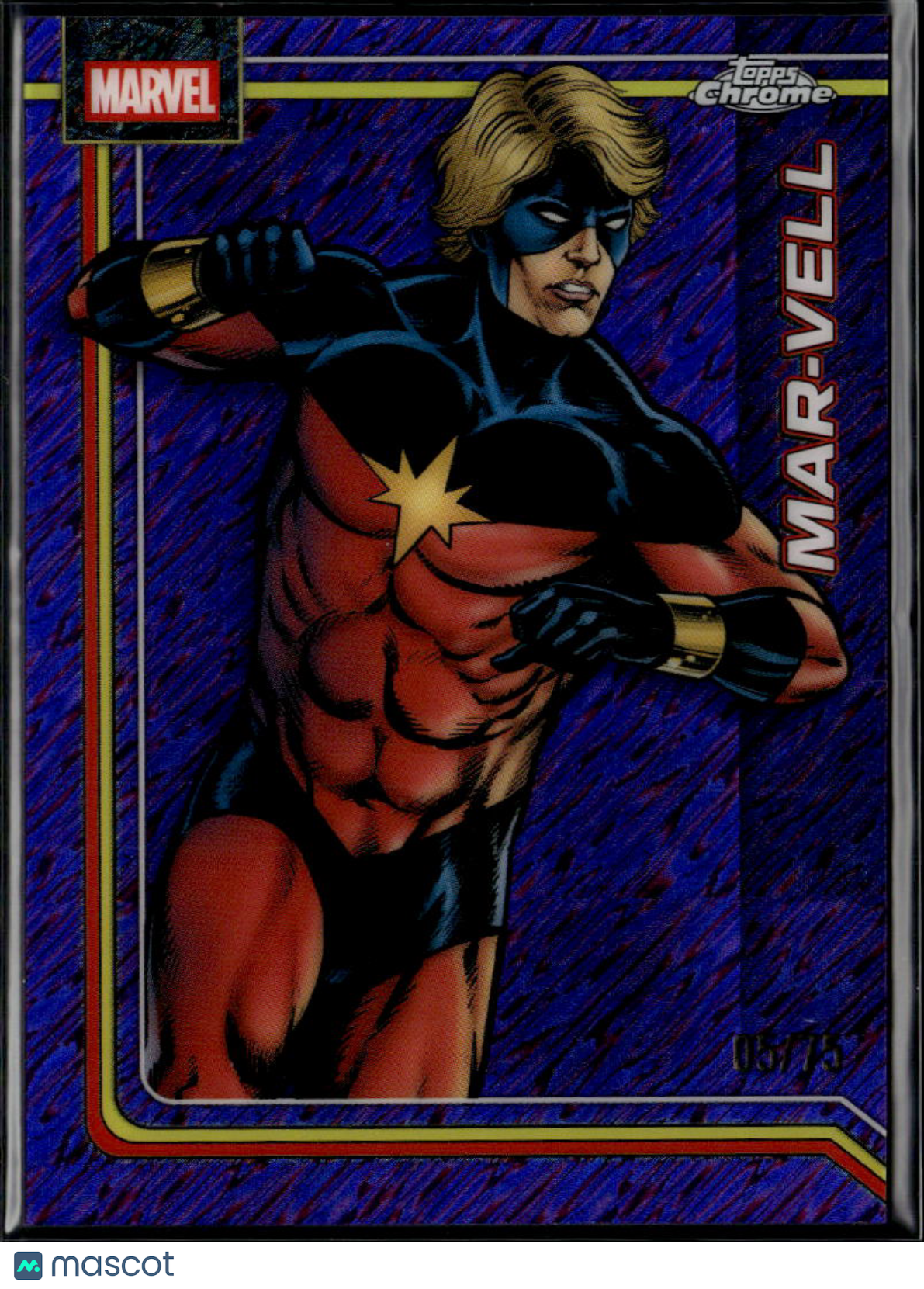 Mar-Vel 2026 Topps Chrome Marvel Purple Refractor 5/75 #135