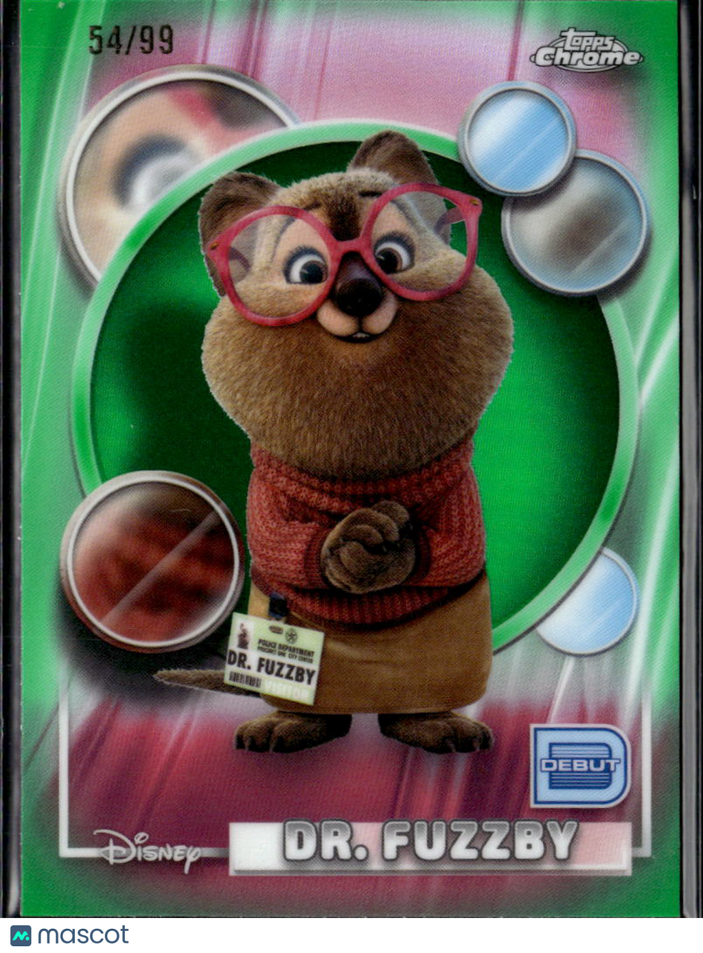 2026 Topps Chrome Disney 100 Debut 54/99 #72