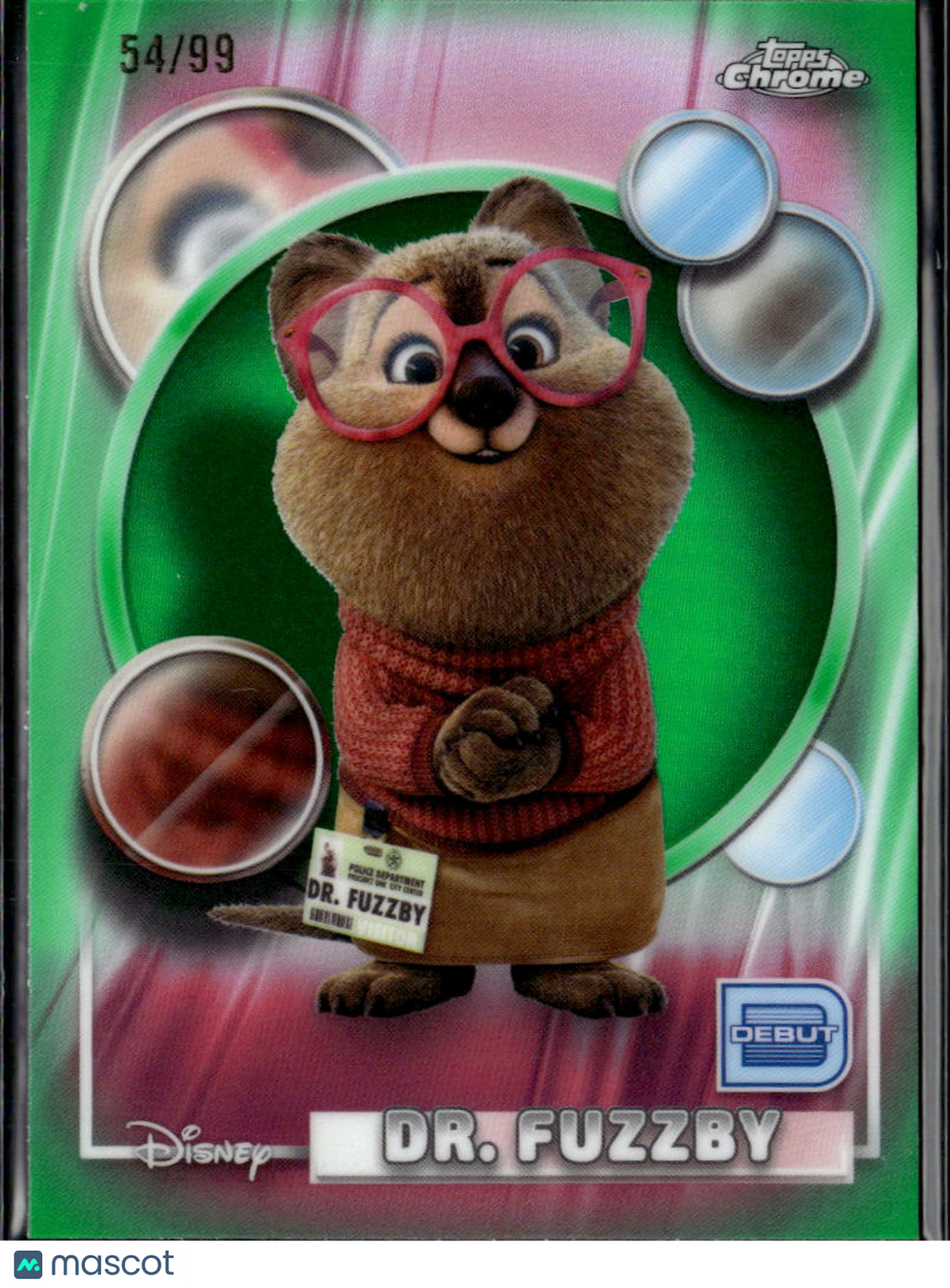 2026 Topps Chrome Disney 100 Debut 54/99 #72