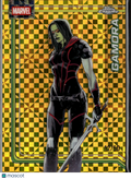 Gamora 2026 Topps Chrome Marvel GOLD X-Fractor 12/50 #040