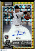 Wikelman Gonzalez 2026 Topps Chrome GOLD Auto Autograph RC 43/50 White Sox