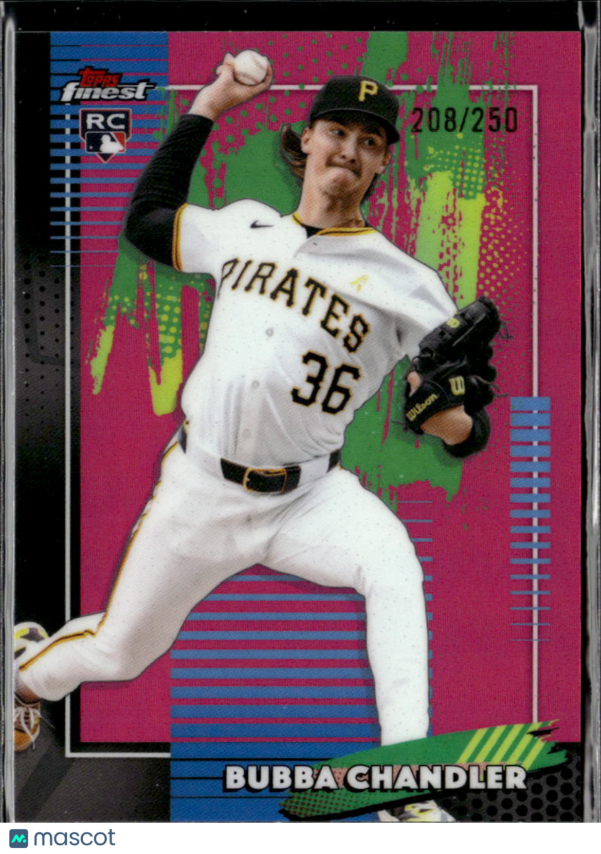 Bubba Chandler 2026 Topps Finest Pink Refractor RC 208/250 Pirates