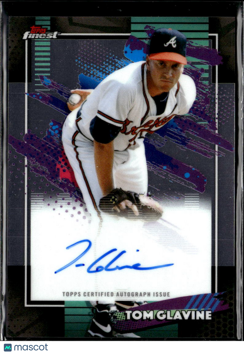 Tom Glavine 2026 Topps Finest Auto Autograph Atlanta Braves