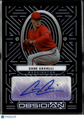 Cade Cavalli 2022 Chronicles Obsidian Auto Autograph 51/99 Sooners Nationals