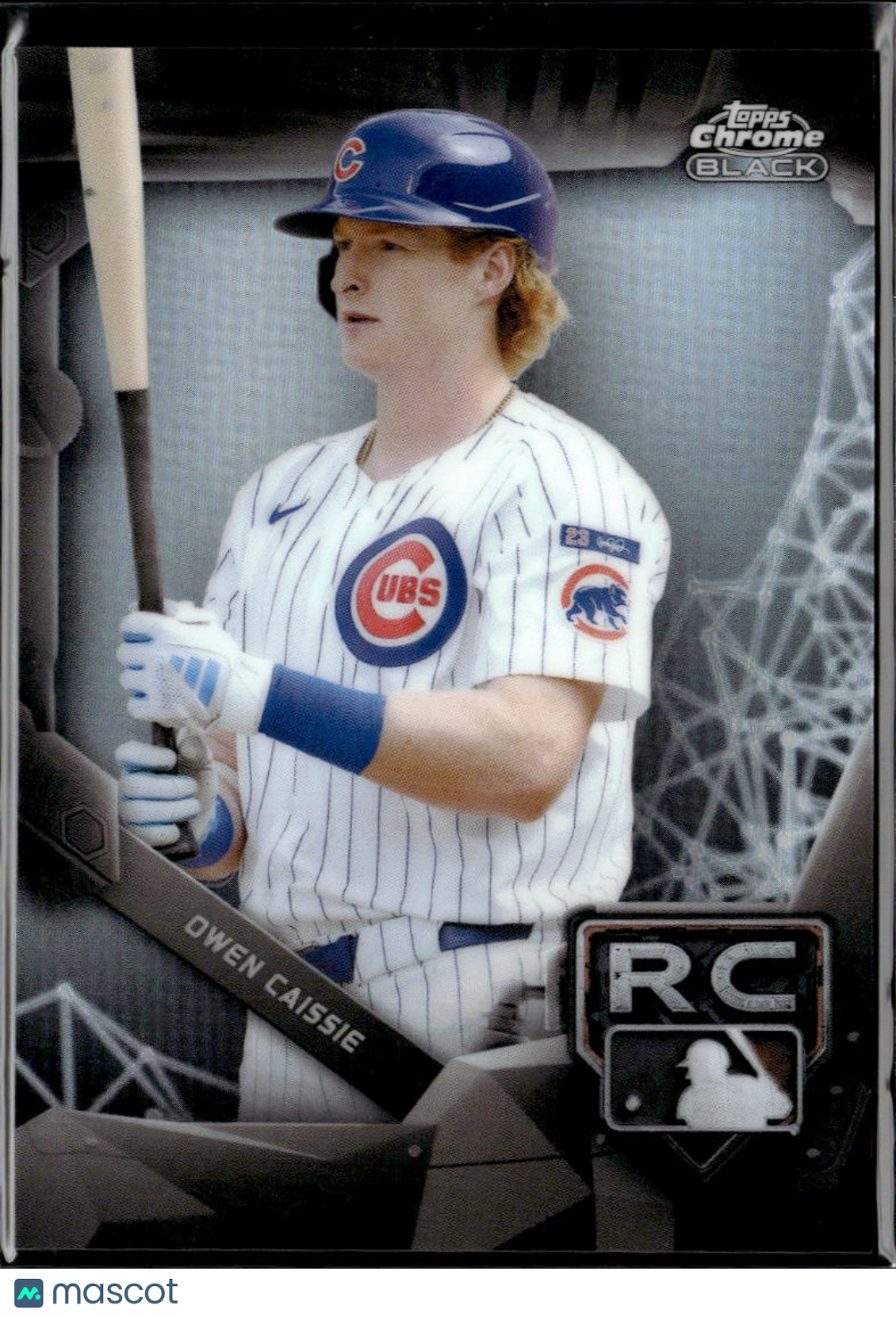 Owen Caissie 2026 Topps Chrome Black Variation SSP Rookie RC Chicago Cubs