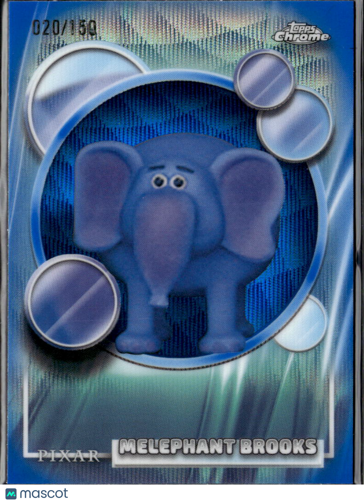 Melephant Brooks 2026 Topps Chrome Disney Blue Wave Refractor 20/150 #191