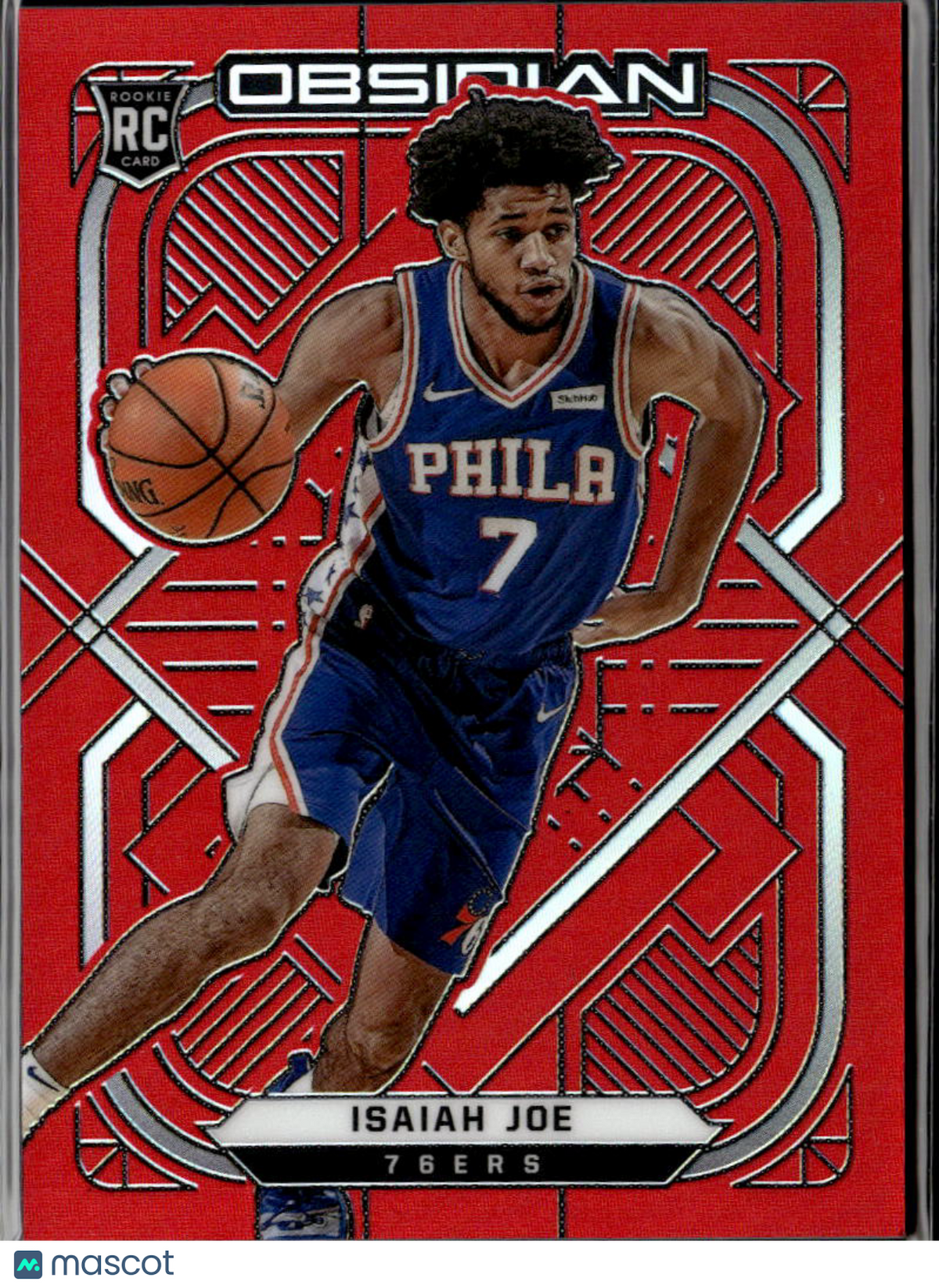 Isaiah Joe 2020-21 Obsidian Red Flood SSP Rookie RC Philadelphia 76ers