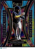Jackson Chourio 2025 Select Turbocharged Tie-Dye Prizm 23/25 Milwaukee Brewers