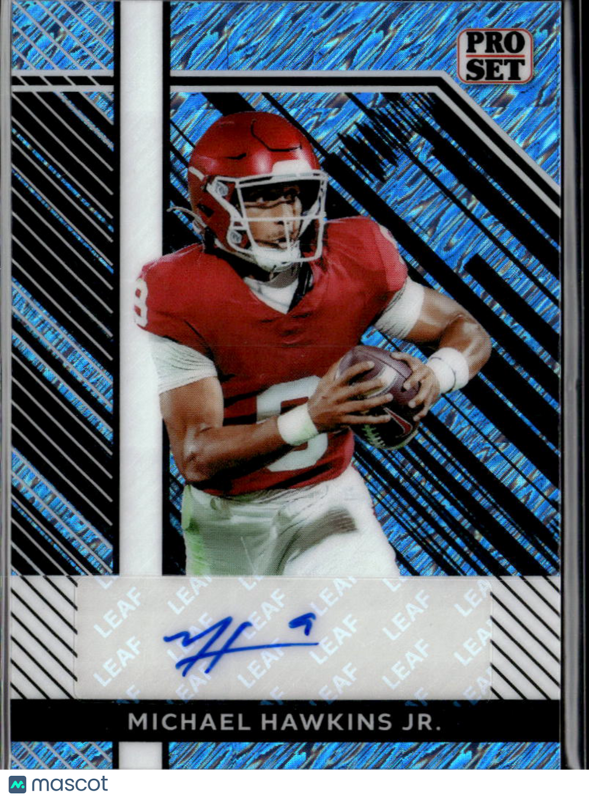 Michael Hawkins Jr. 2024 Leaf Pro Set Auto Autograph RC 3/20 Oklahoma Sooners