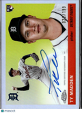 Ty Madden 2025 Topps Chrome Platinum Auto Autograph RC /199 Detroit Tigers