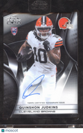 Quinshon Judkins 2025 Topps Chrome Black Auto Autograph RC Cleveland Browns