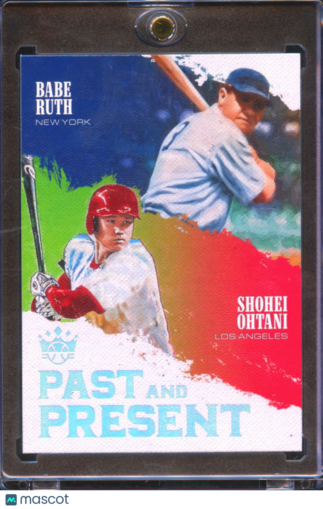 Babe Ruth / Shohei Ohtani 2018 Diamond Kings Past Present RC Rookie Angels #10