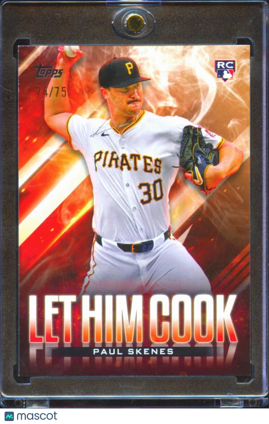 Paul Skenes 2024 Topps Let Him Cook RC Rookie 74/75 Pittsburgh Pirates