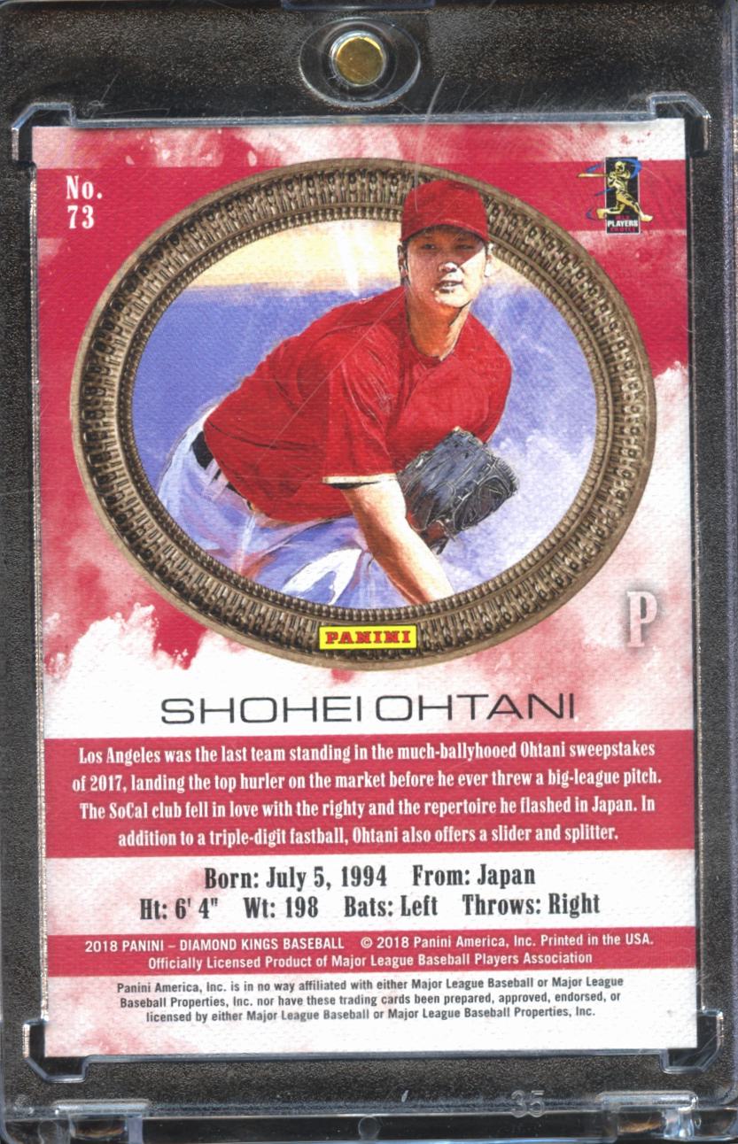 Shohei Ohtani 2018 Diamond Kings RC Rookie #73 Los Angeles Angels