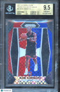 Bam Adebayo 2017-18 Prizm Red White & Blue Prizm Rookie RC Heat BGS 9.5