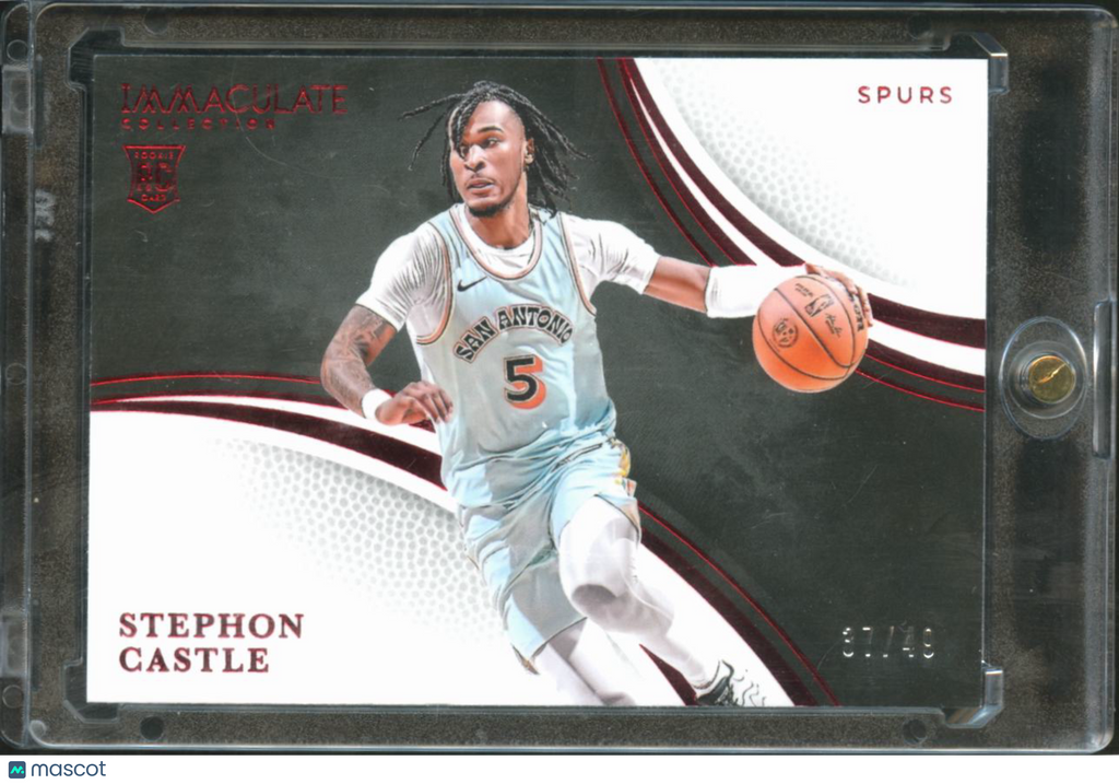 Stephon Castle 2024-25 Immaculate Variation Rookie RC 37/49 #97 Spurs