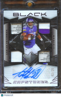 Adrian Peterson 2024 Black Capstones Auto Autograph Patch 2/25 Minnesota Vikings
