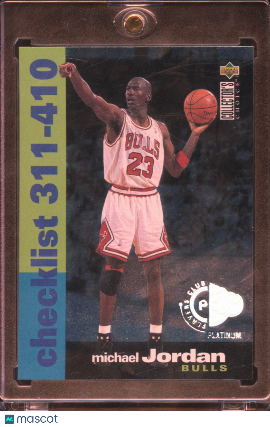 Michael Jordan 1995 Upper Deck Collector's Choice Players Club Platinum Bulls