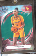 JuJu Watkins 2026 Bowman's Best Teal Refractor SSP 2/15 USC Trojans