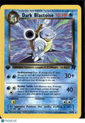 Dark Blastoise 2000 Team Rocket Rare 1st Edition #20/82