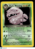 Dark Weezing 2000 Team Rocket Holo Rare 1st Edition #14/82