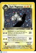 Dark Magneton 2000 Team Rocket Holo Rare 1st Edition #11/82