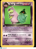 Dark Slowbro 2000 Team Rocket Rare 1st Edition #29/82