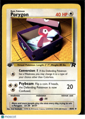Porygon 2000 Team Rocket Uncommon 1st Edition #48/82