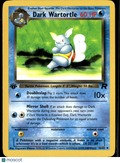 Dark Wartortle 2000 Team Rocket Uncommon 1st Edition #46/82
