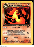 Dark Rapidash 2000 Team Rocket Uncommon 1st Edition #44/82