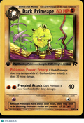 Dark Primeape 2000 Team Rocket Uncommon 1st Edition #43/82