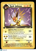 Dark Jolteon 2000 Team Rocket Uncommon 1st Edition #38/82