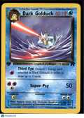 Dark Golduck 2000 Team Rocket Uncommon 1st Edition #37/82