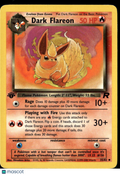 Dark Flareon 2000 Team Rocket Uncommon 1st Edition #35/82