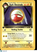 Dark Electrode 2000 Team Rocket Uncommon 1st Edition #34/82