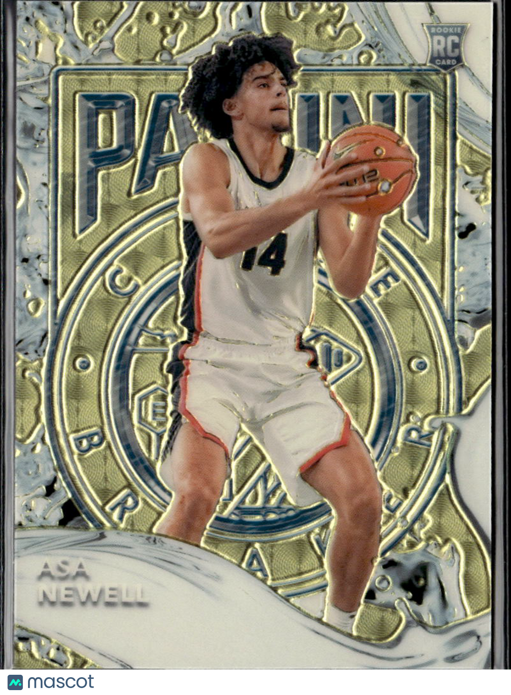 Asa Newell 2025 Panini The National GOLD Vinyl RC Rookie Hawks 4/10 /10