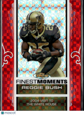 Reggie Bush 2007 Topps Finest Finest Moments X-Fractor 14/50 New Orleans Saints
