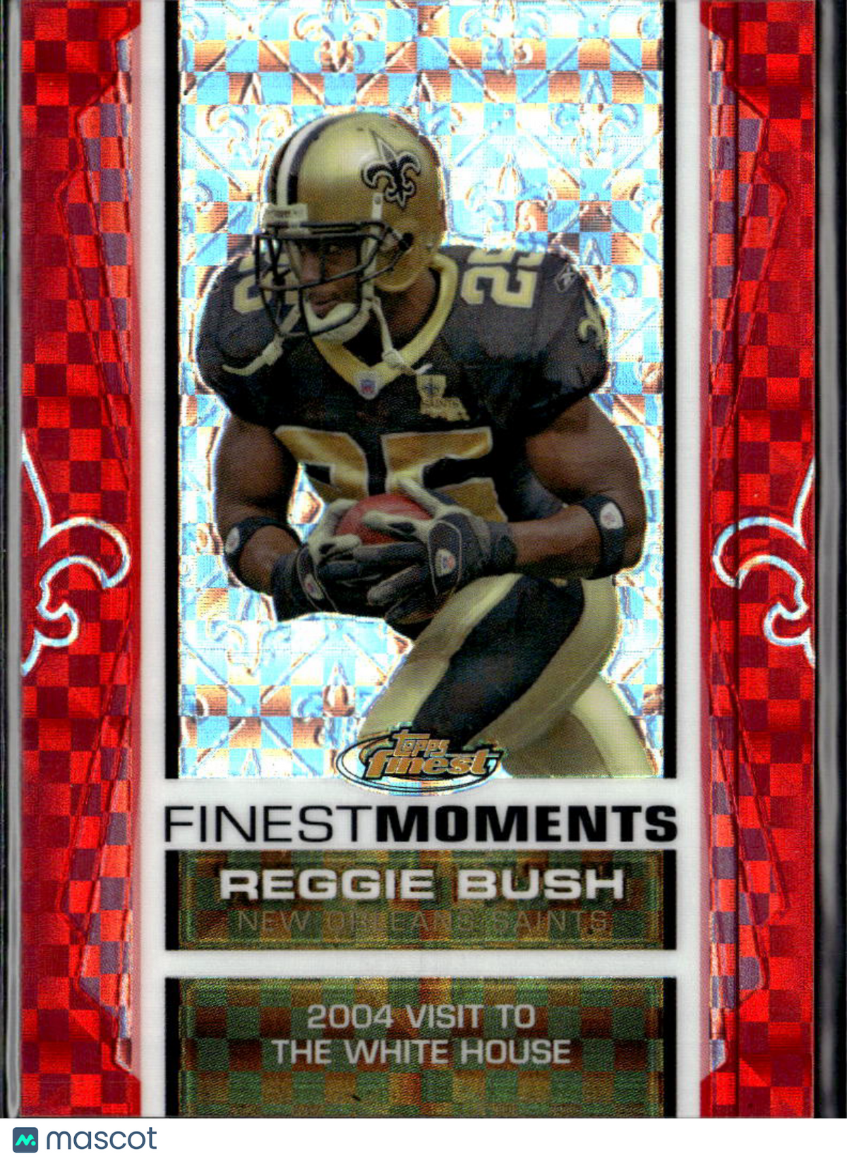 Reggie Bush 2007 Topps Finest Finest Moments X-Fractor 14/50 New Orleans Saints