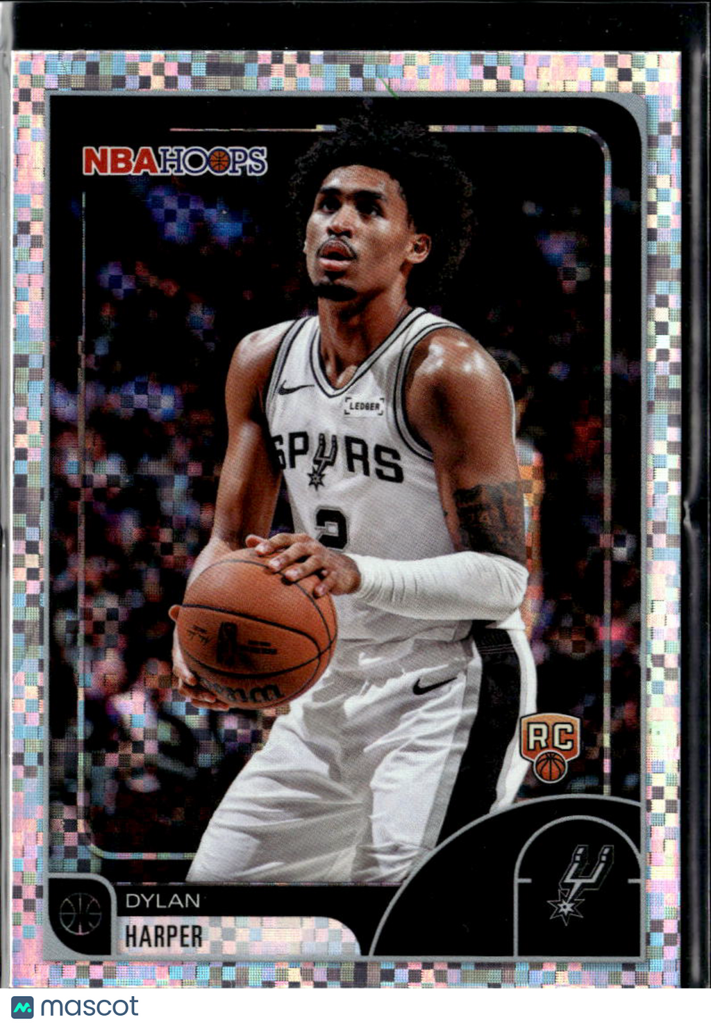 Dylan Harper 2026 Topps NBA Hoops Xfractor Rookie RC San Antonio Spurs