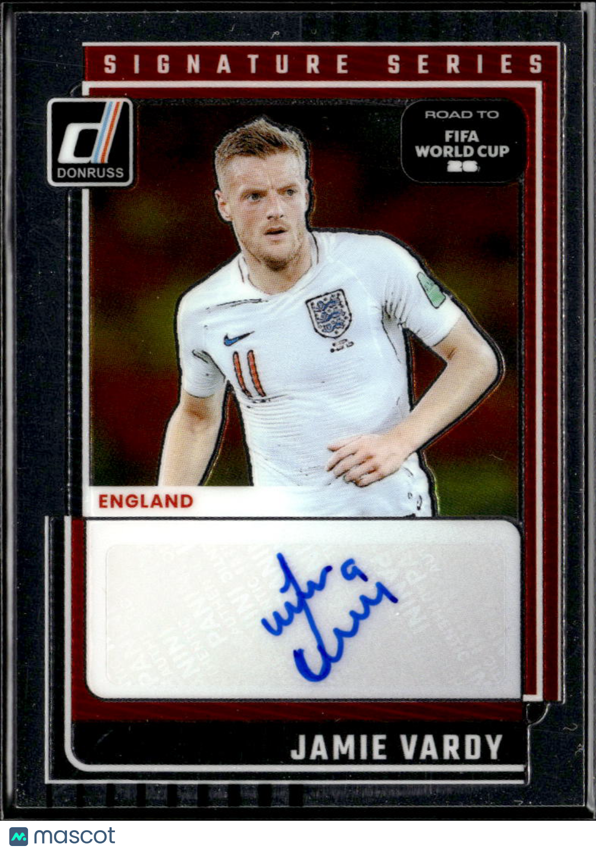 Jamie Vardy 2025 Donruss Road to FIFA World Cup Auto Autograph England