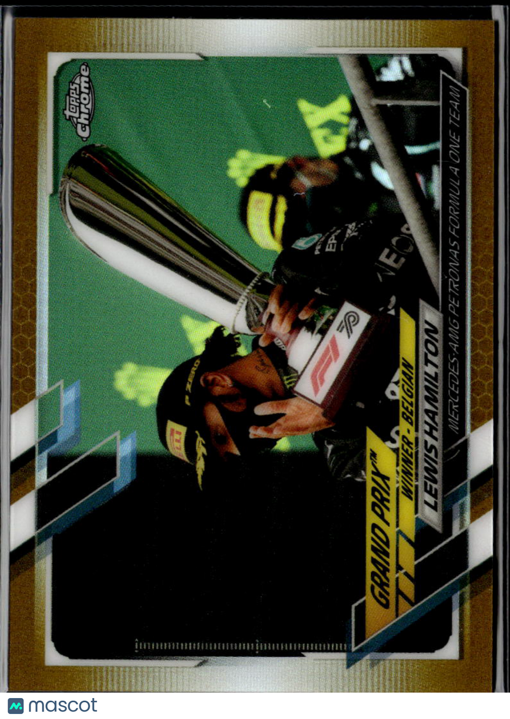Lewis Hamilton 2021 Topps Chrome Formula 1 GOLD Refractor 24/50 Mercedes